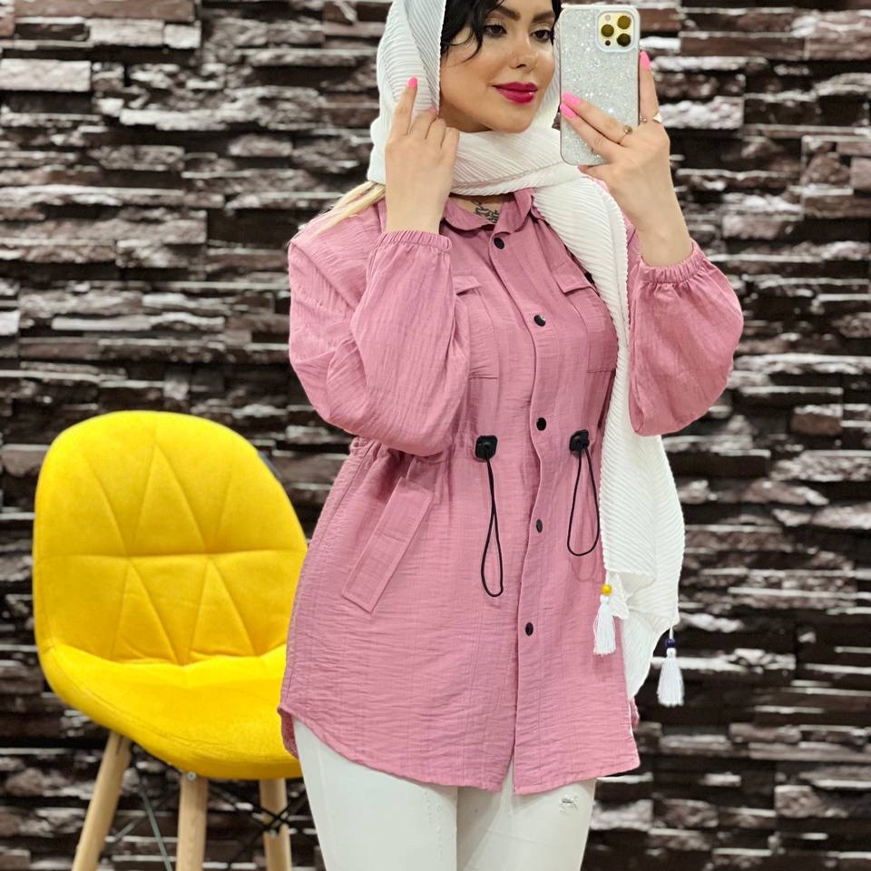 مانتو گت دار تابستانه کد 2636