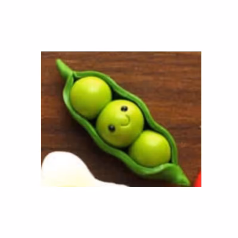 مگنت یخچال نخود فرنگی از جنس خمیر پلیمری 