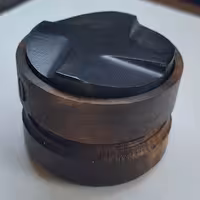 لولر قهوه چوبی مدل OCD51 سایز 51 مشکی با طراحی ویژه