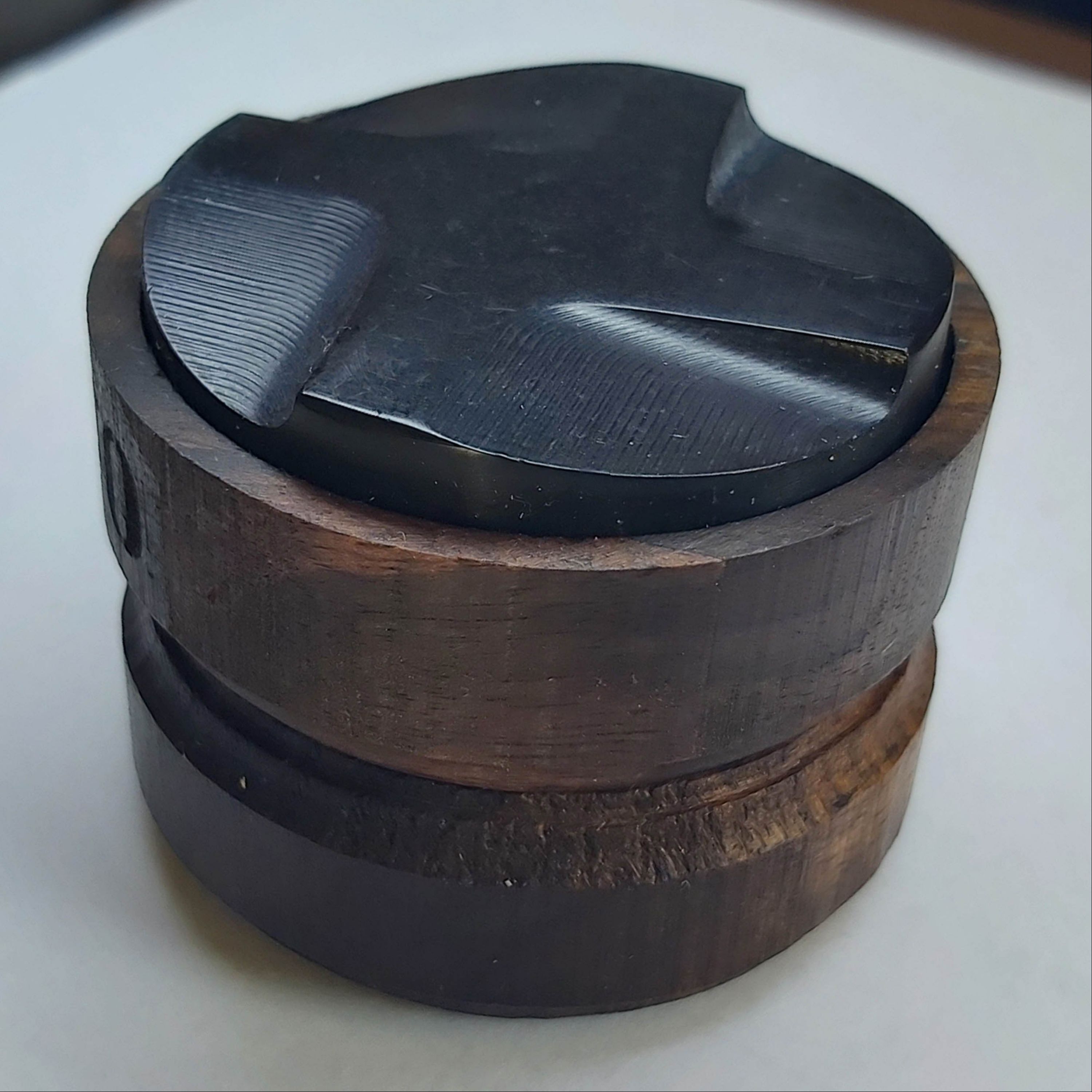 لولر قهوه چوبی مدل OCD51 سایز 51 مشکی با طراحی ویژه