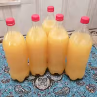 آب نارنج خانگی یک و نیم لیتری تازه امسالی محلی شمال