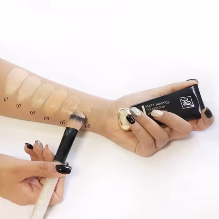 تستر کرم پودر مای سری Black Diamond مدل Matt Makeup شماره MF02 ،