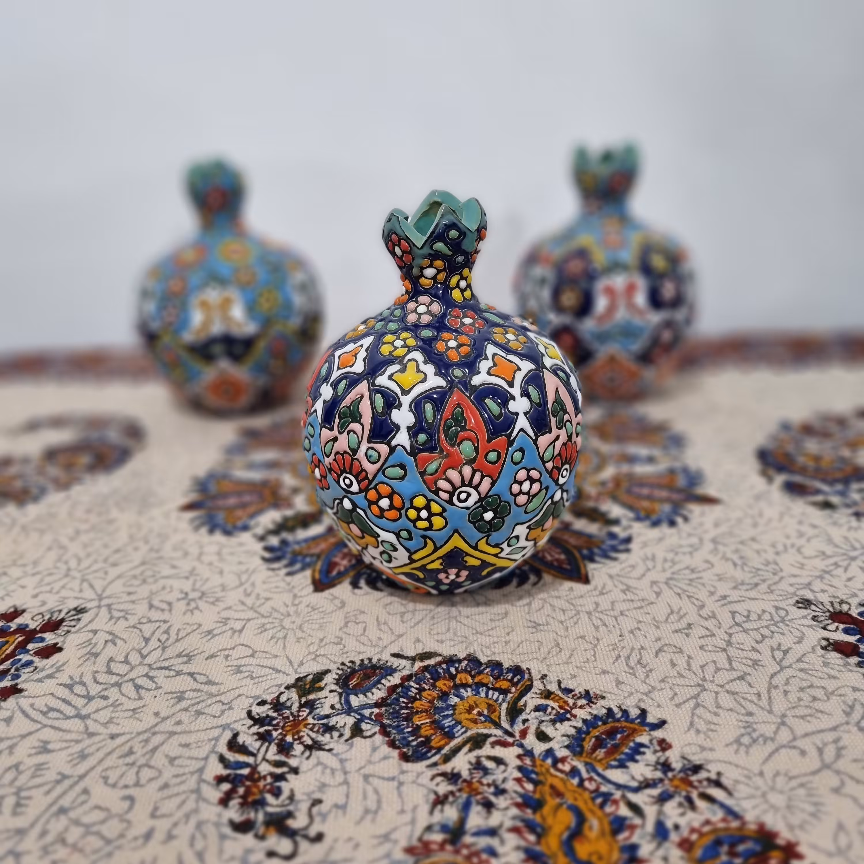 انار میناکاری جفت 