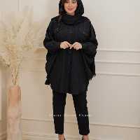 پانچو زنانه لنین مدل هلمین