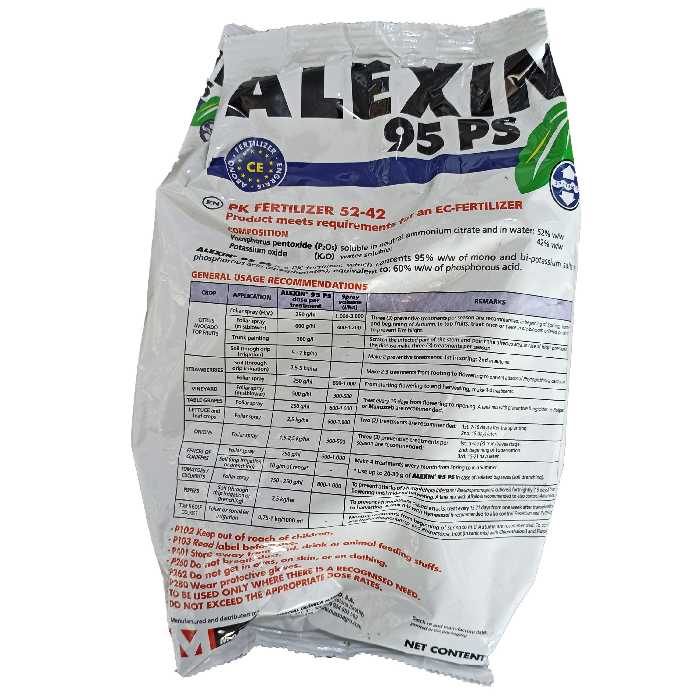 کود دو منظوره فسفر و پتاس الکسین مدل 95ps وزن 1 کیلوگرم