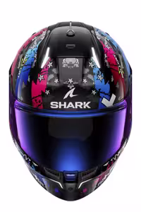 کلاه کاسکت موتورسیکلت مشکی Skwal I3 Hellcat خاموش ایمنی شارک Shark