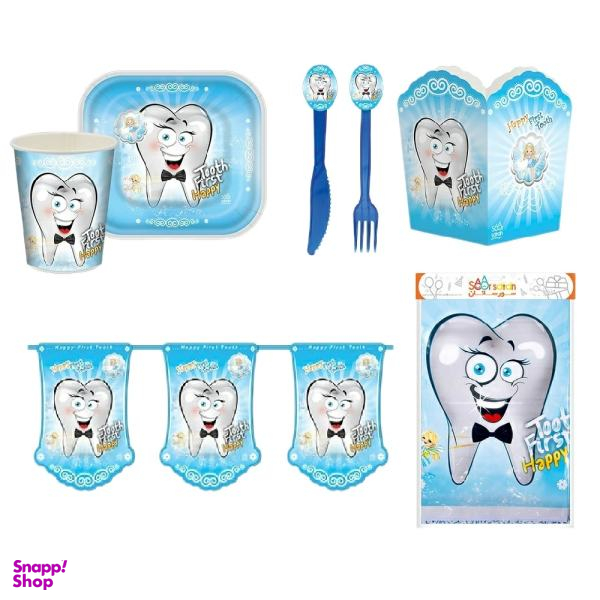 مجموعه 69 عددی تم تولد طرح دندونی پسر