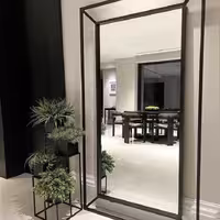 آینه قدی فلزی الف مدل کیمیا F-180-90