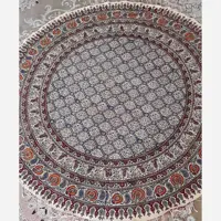 سفره ورومیزی قلمکاری صادراتی اعلاگرد قطر  150سانت