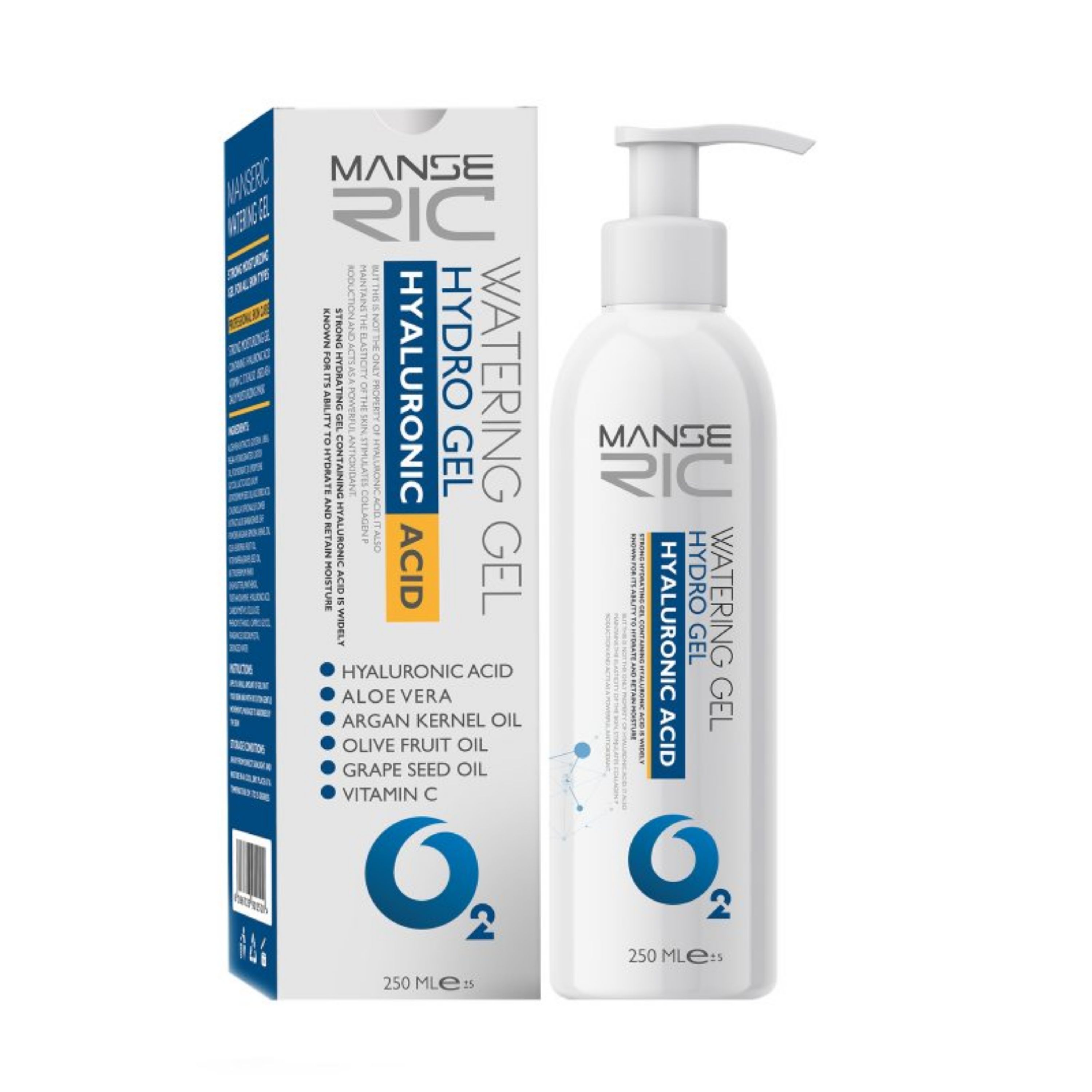 ژل تخصصی آبرسان و آکسیژن رسان قوی حجم 250 میلی لیتر