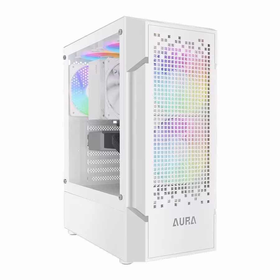 قیمت و خرید کیس کامپیوتر گیم دیاس مدل AURA GC7 White | یاس ارتباط
