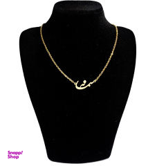 گردنبند نقره طرح سمانه کد 001