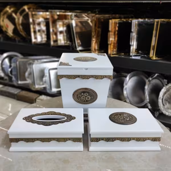 ست سطل و دستمال پذیرایی