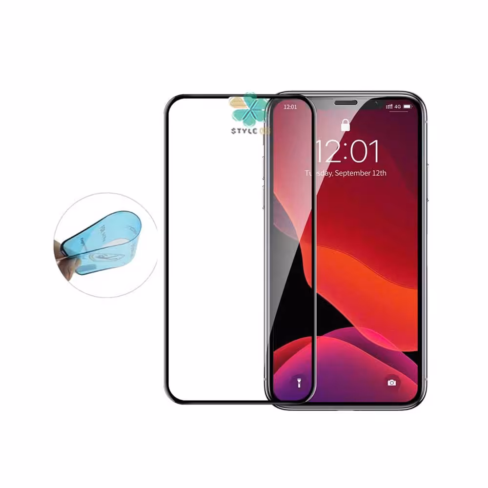 محافظ صفحه گلس گوشی آیفون iPhone 12 Pro Max مدل Polymer nano