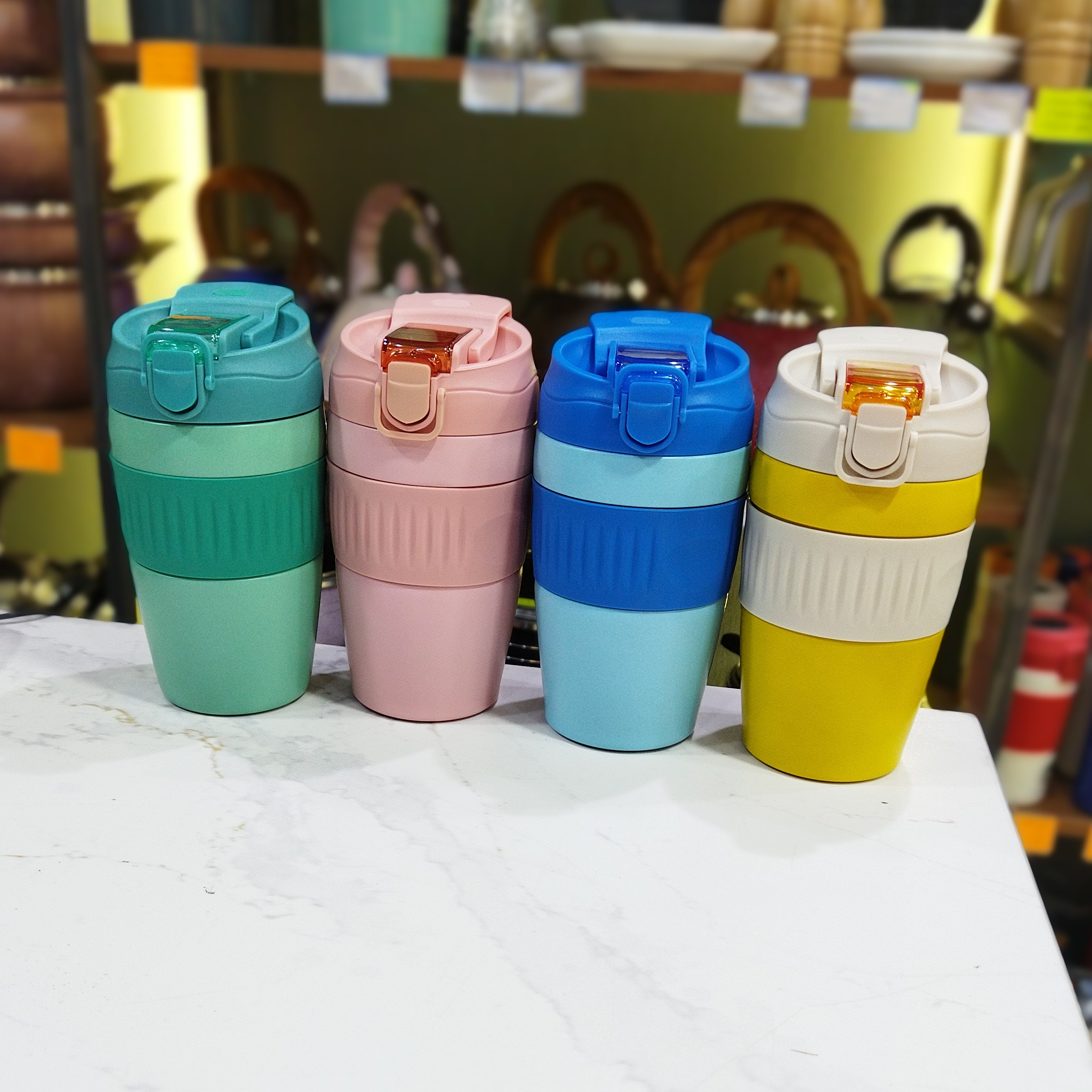 تراول ماگ کمر سیلیکونی دو قفله 