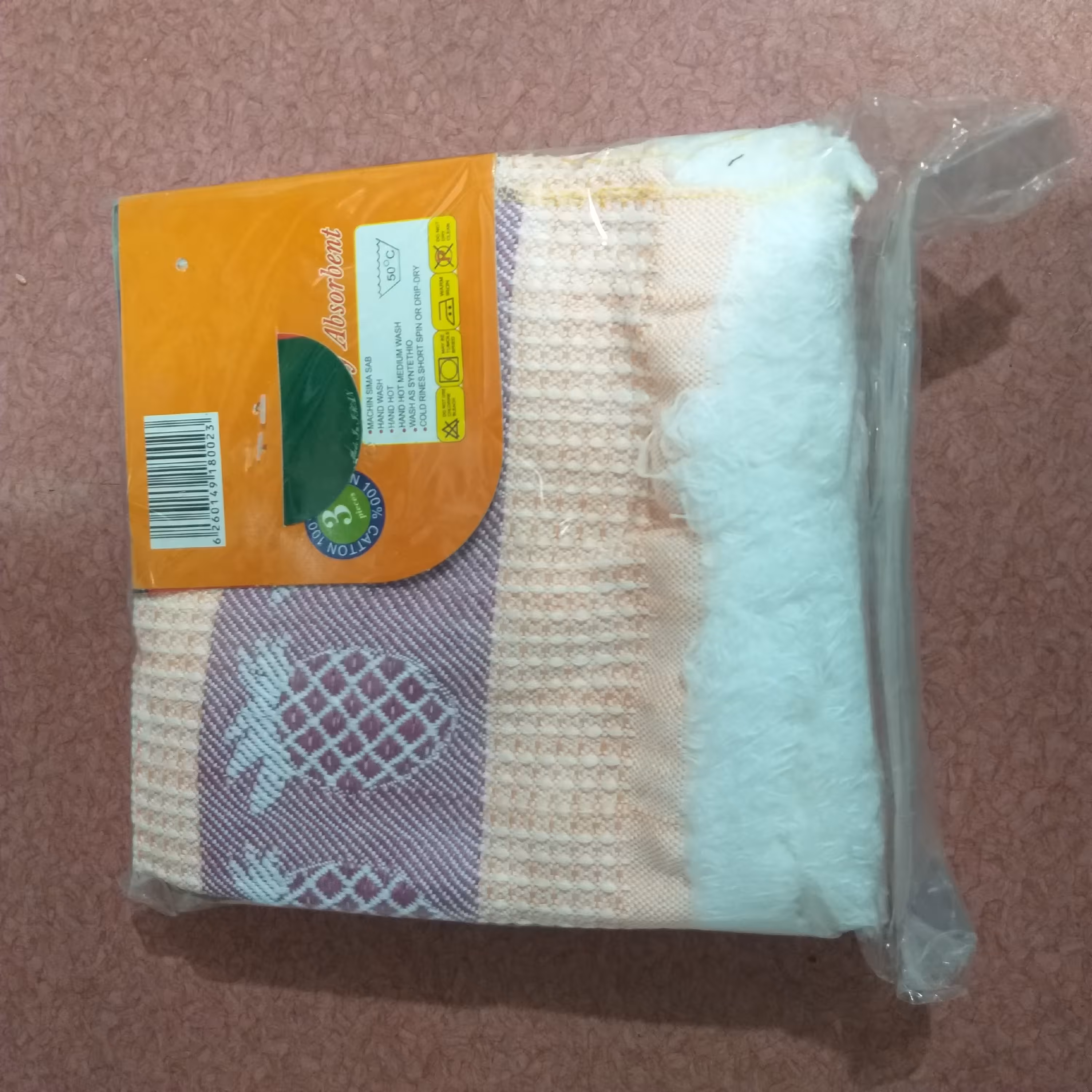 دستمال آشپزخانه آبگیری و گردگیری ضخیم بسته 6 عددی 