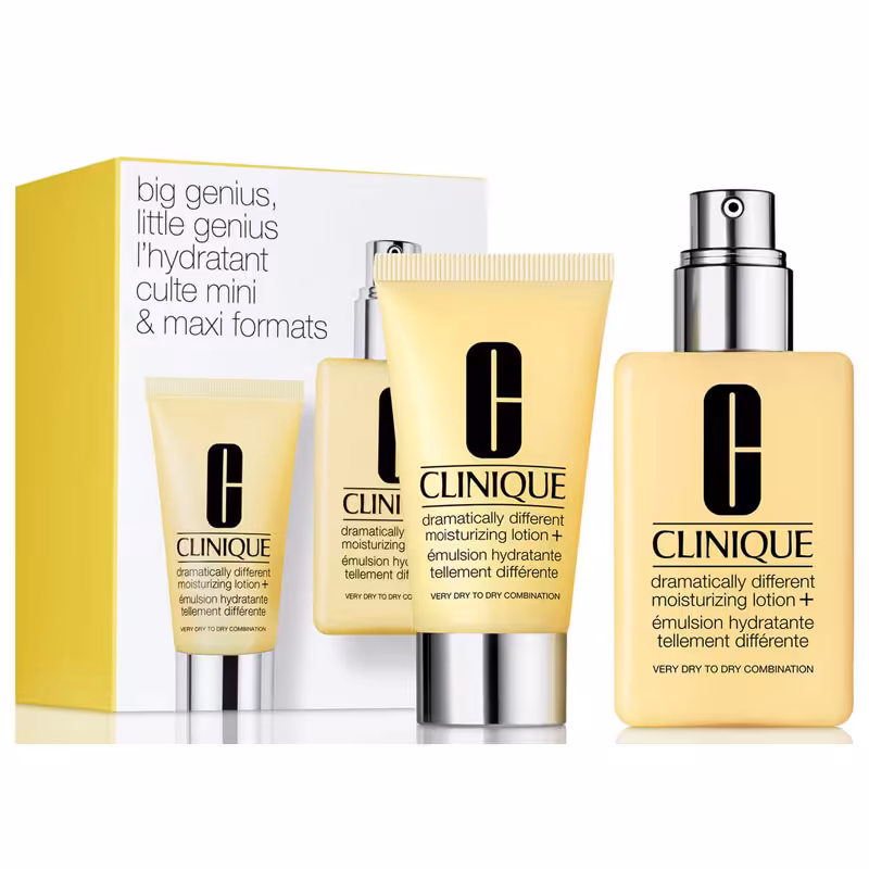 پک ژل آبرسان مرطوب کننده کلینیک مدل دراماتیکالی دیفرنت | پوست خشک و بسیار خشک | 200 میل و 50 میل