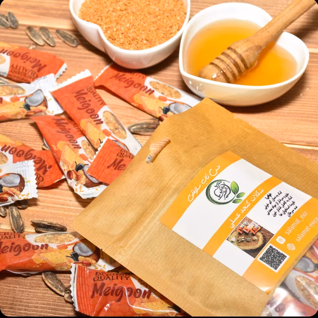 شکلات کنجد عسلی