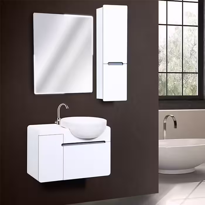 کابینت روشویی مدل ناپولی دیواری لگن راست