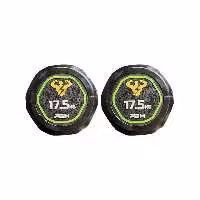 دمبل گرد استوپ دار 17.5 کیلوگرمی PSH بسته دو عددی