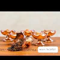 پیاله مسی نانوشده هفت سین نقلی و ریز6عددی