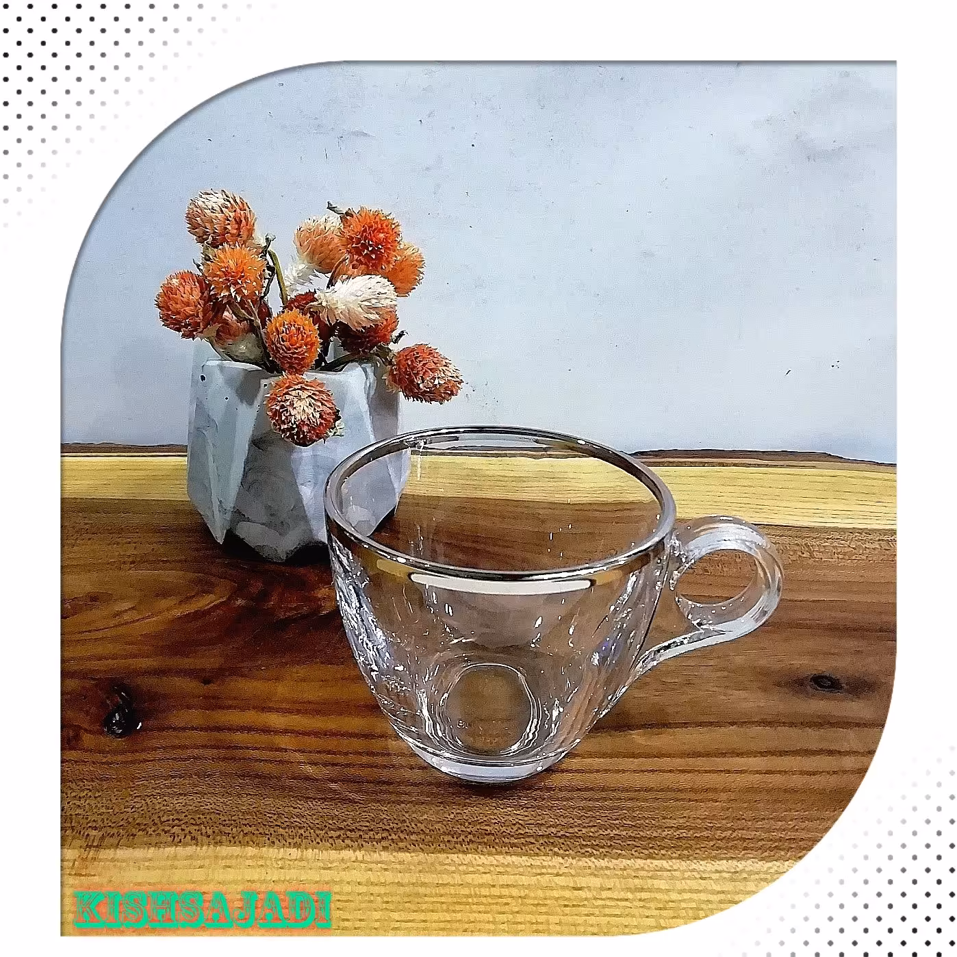 فنجان چایخوری لب نقره ای چری بلینک مکس 