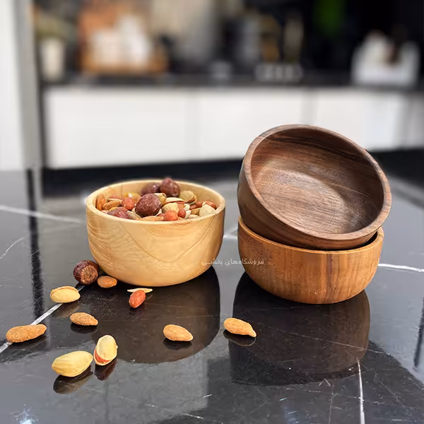 کاسه چوبی خراطی