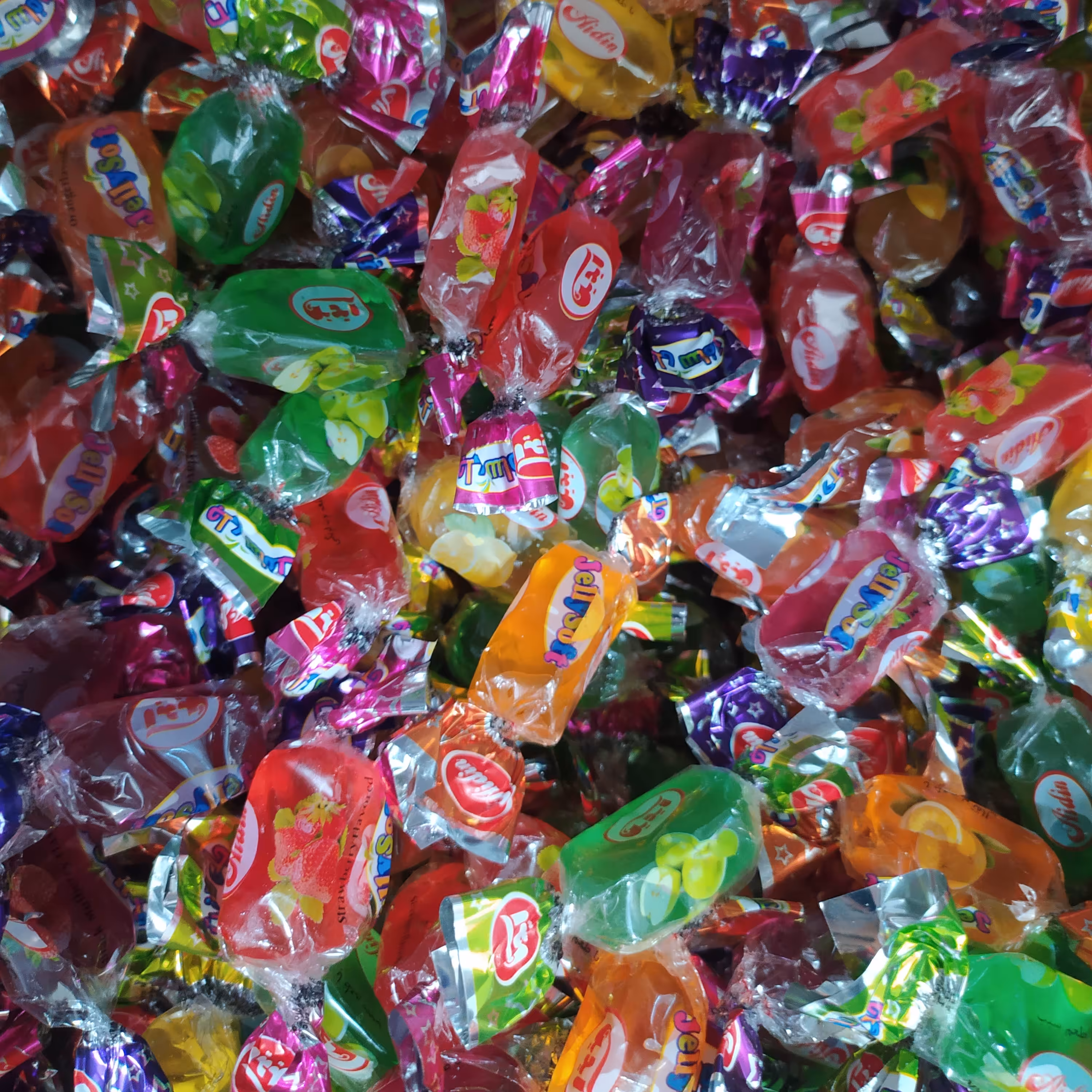 شکلات ژله ای جیلی سافت آیدین بسته 200گرمی فله(جلی سافت)