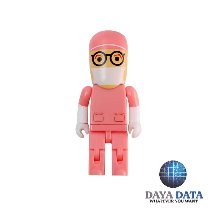 فلش مموری فانتزی  دایا  دیتا طرح جراح  مدلPF1097-1 ظرفیت16GB -USB2  رنگ صورتی