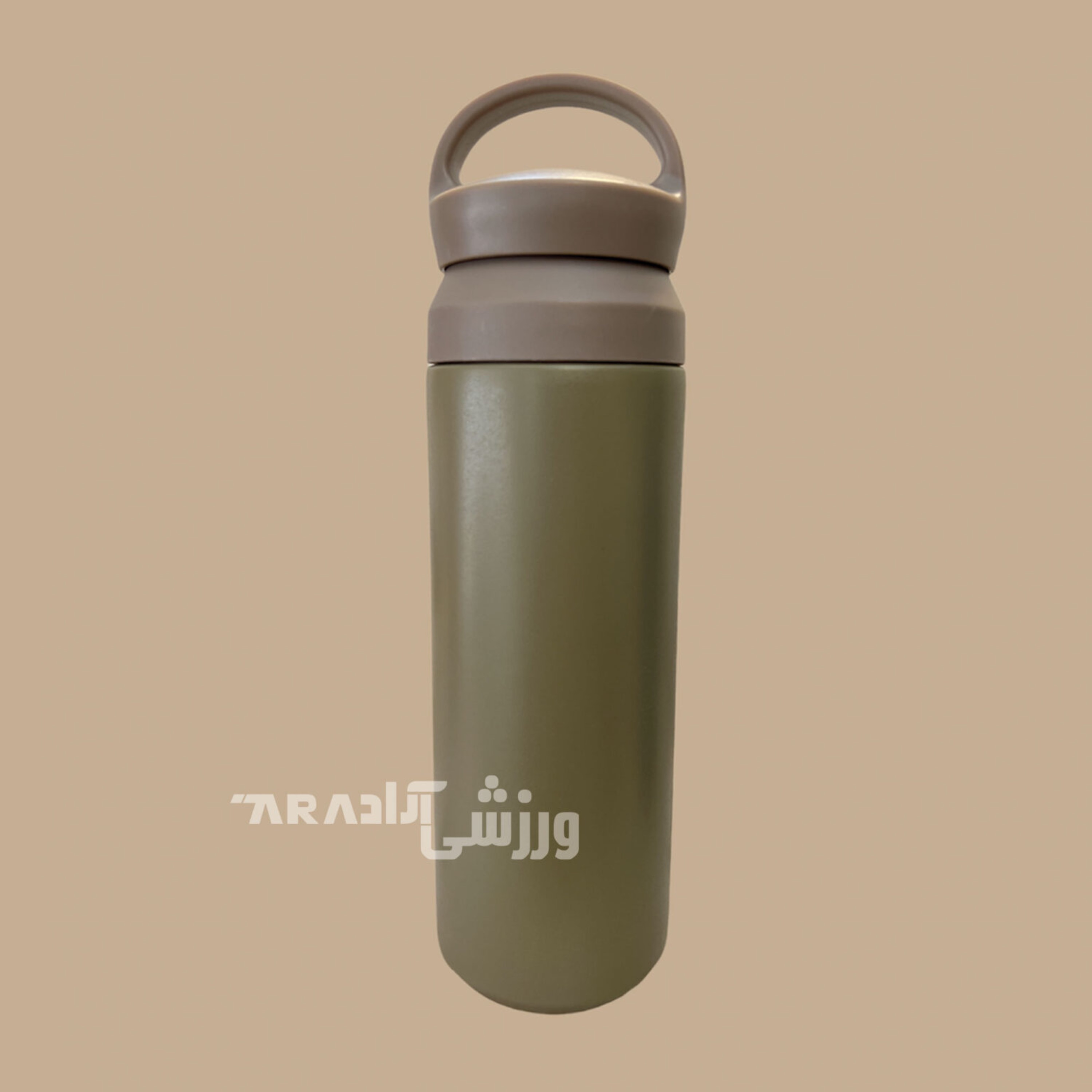 فلاسک استیل Travel Tumbler گنجایش 480 میلی لیتر رنگ بژ