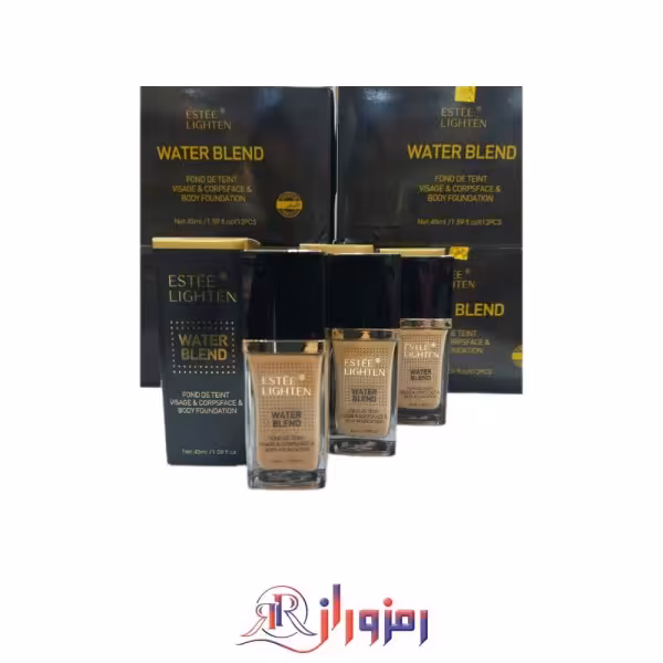 کرم پودر استی لایتن estee lighten مدل water blend