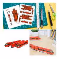 کیت  ساخت ماکت  قطار 
