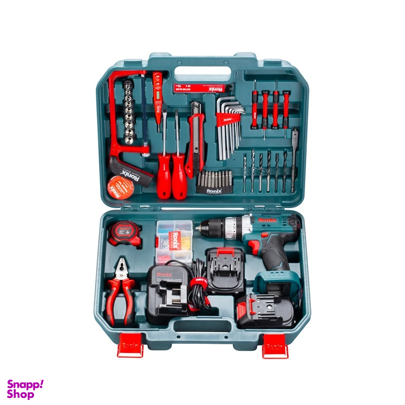 ست دریل چکشی رونیکس مدل RS-8620 مجموعه 53 عددی