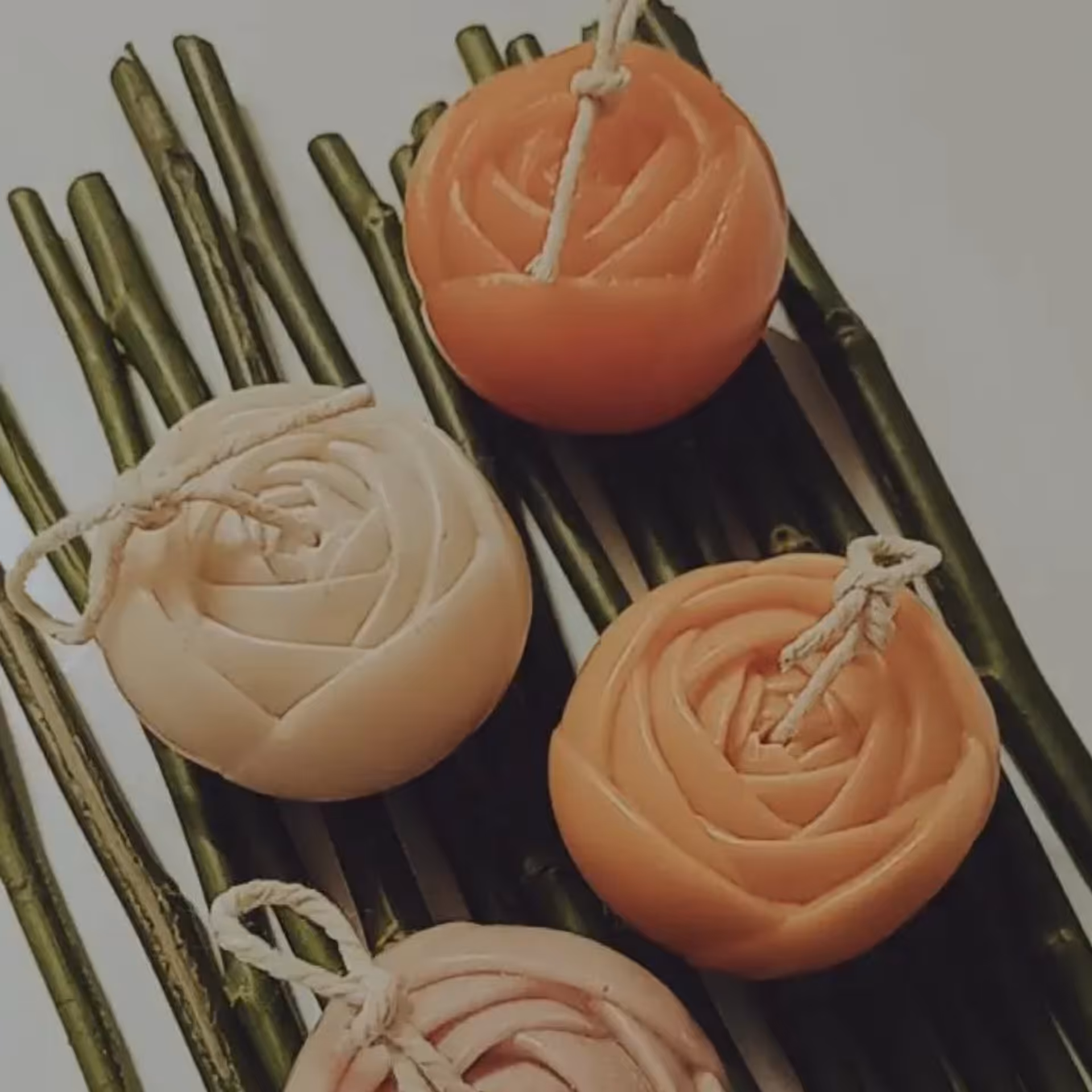 شمع گل پیونی