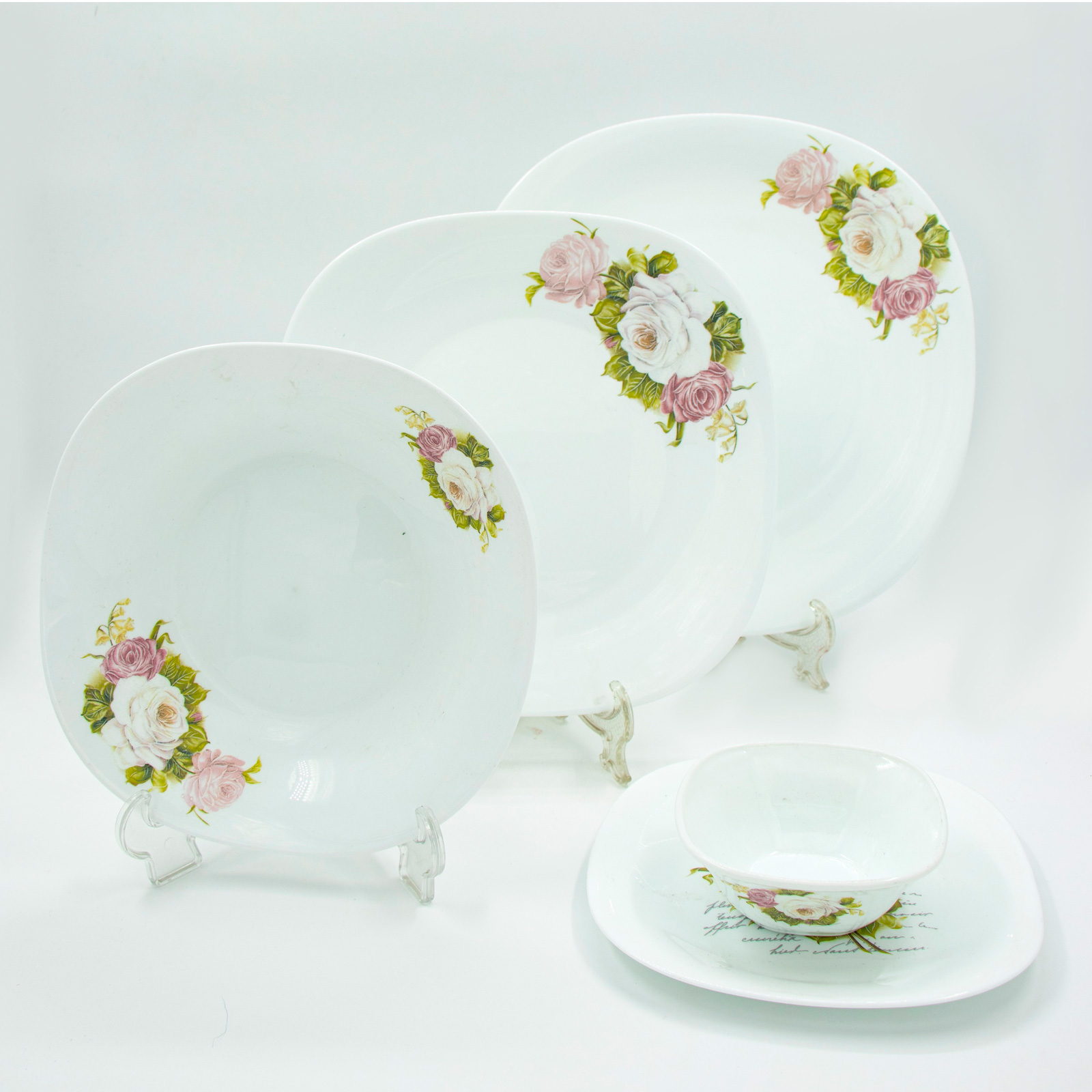 سرویس غذاخوری 26 پارچه اوپال مقصود مدل آزالیا