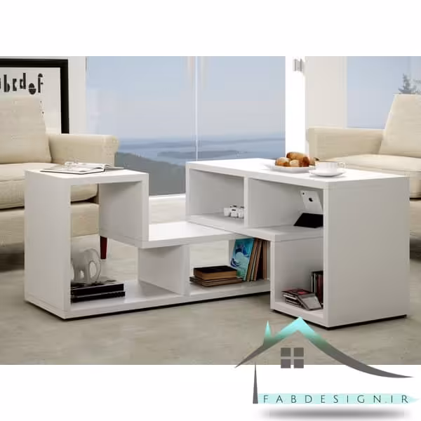 میز جلو مبلی کتابخانه دار کد 13