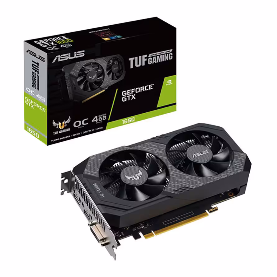 کارت گرافیک ایسوس TUF GTX1650 O4G GAMING