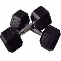 دمبل بدنسازی شش ضلعی وزن 20 کیلوگرم بسته 2 عددی