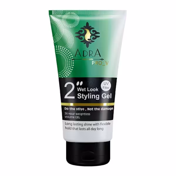 ژل پرو ویتامینه حالت دهنده و براق کننده مو آدرا