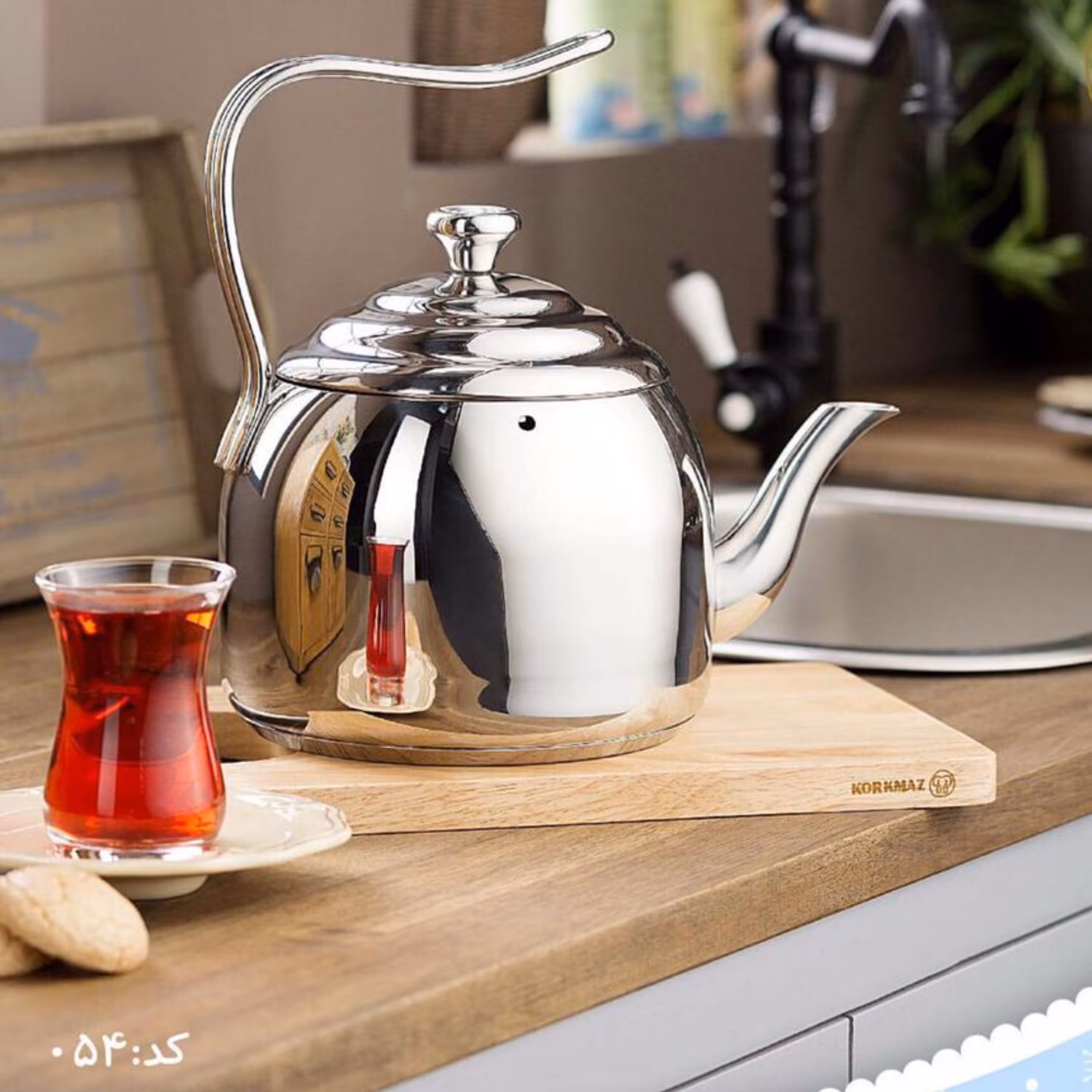 کتری 2 لیتری کرکماز مدل دروپا کد 053