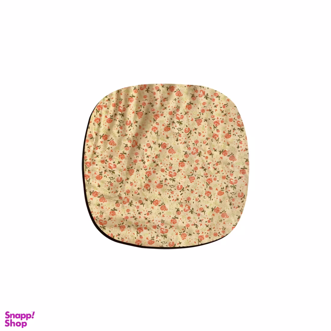 زیر لیوانی ترمه طراحان ایده مدل پارچه گل گلی کد cfp059