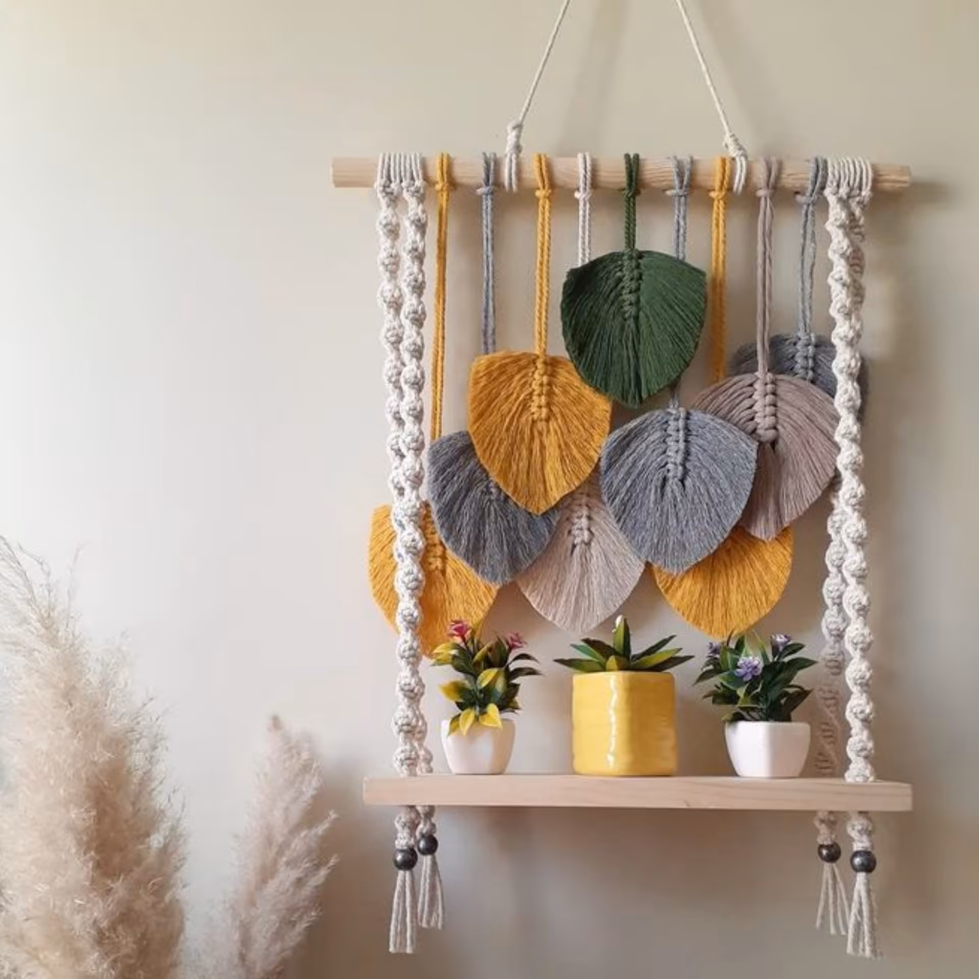 شلف و اویز مکرومه ای 