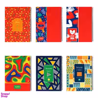 دفتر مشق 60 برگ طرح کلاسیک کد 3612 بسته ۶ عددی