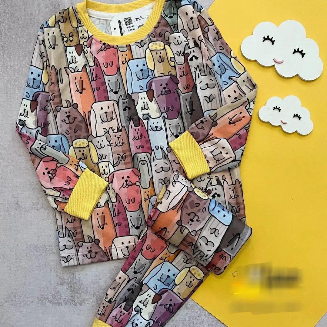 بلوز شلوار راحتی بچگانه 2 تا 3 سال