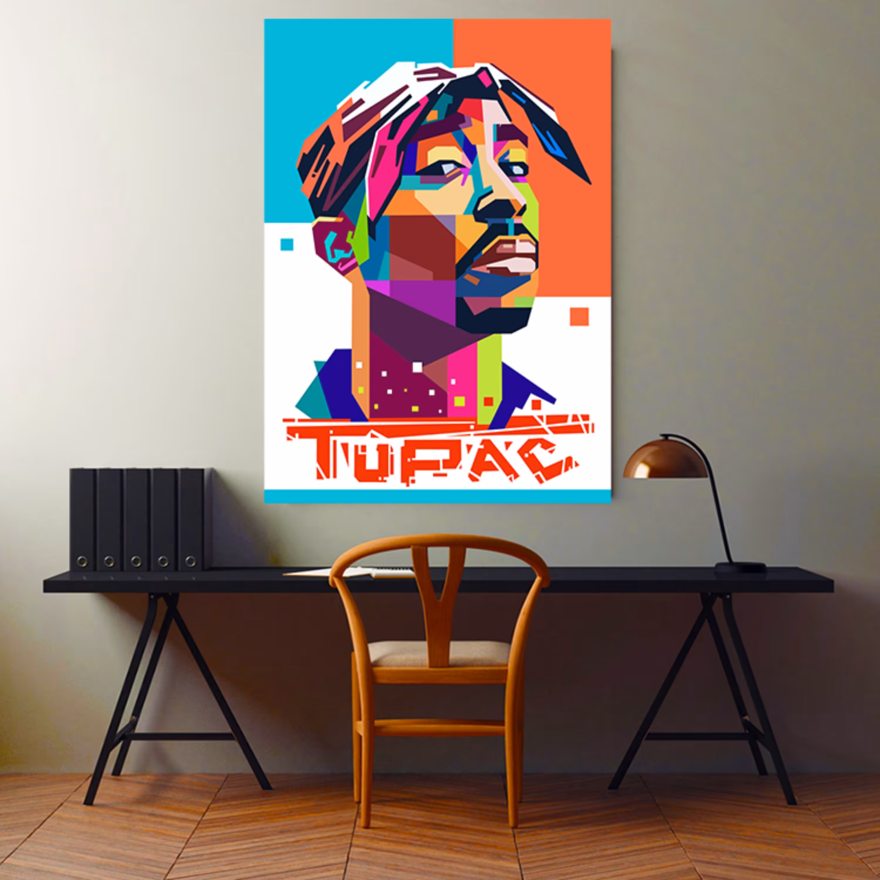 تابلو بوم طرح توپاک  کد 382