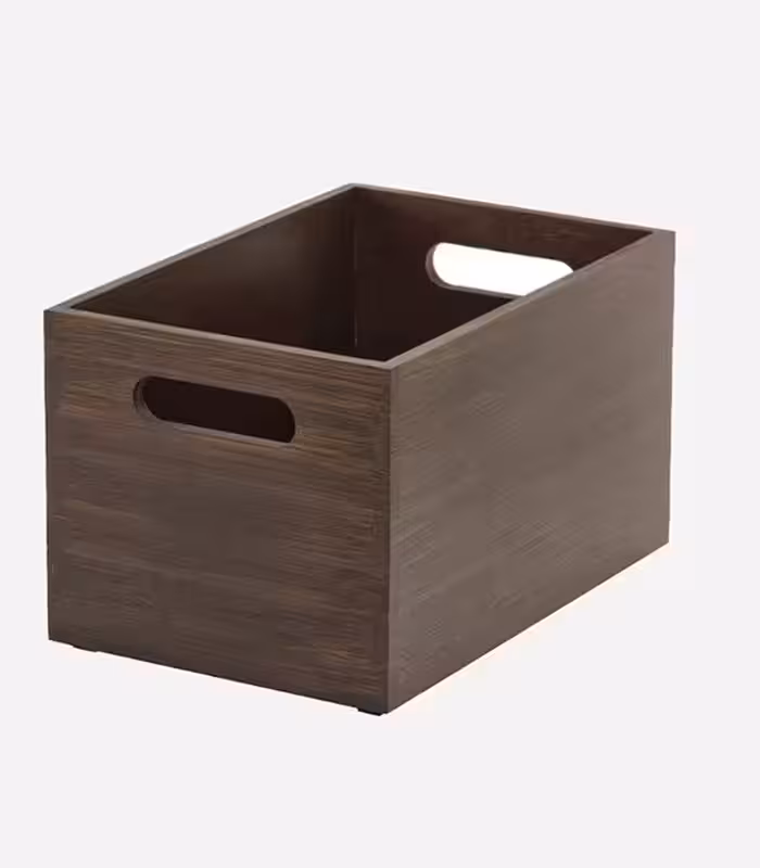 باکس چوبی ایکیا مدل IKEA-UPPDATERA رنگ قهوه ایی تیره