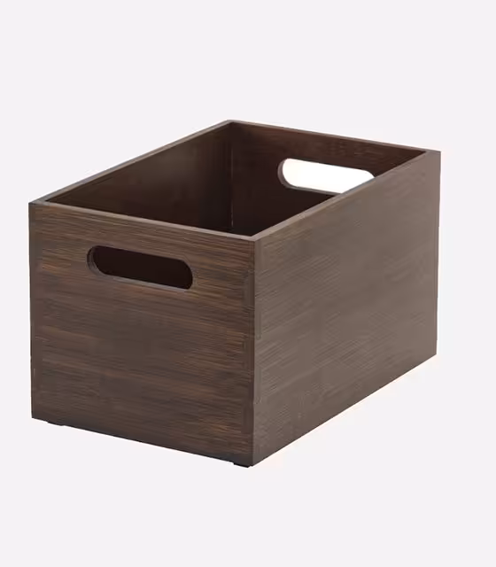 باکس چوبی ایکیا مدل IKEA-UPPDATERA رنگ قهوه ایی تیره