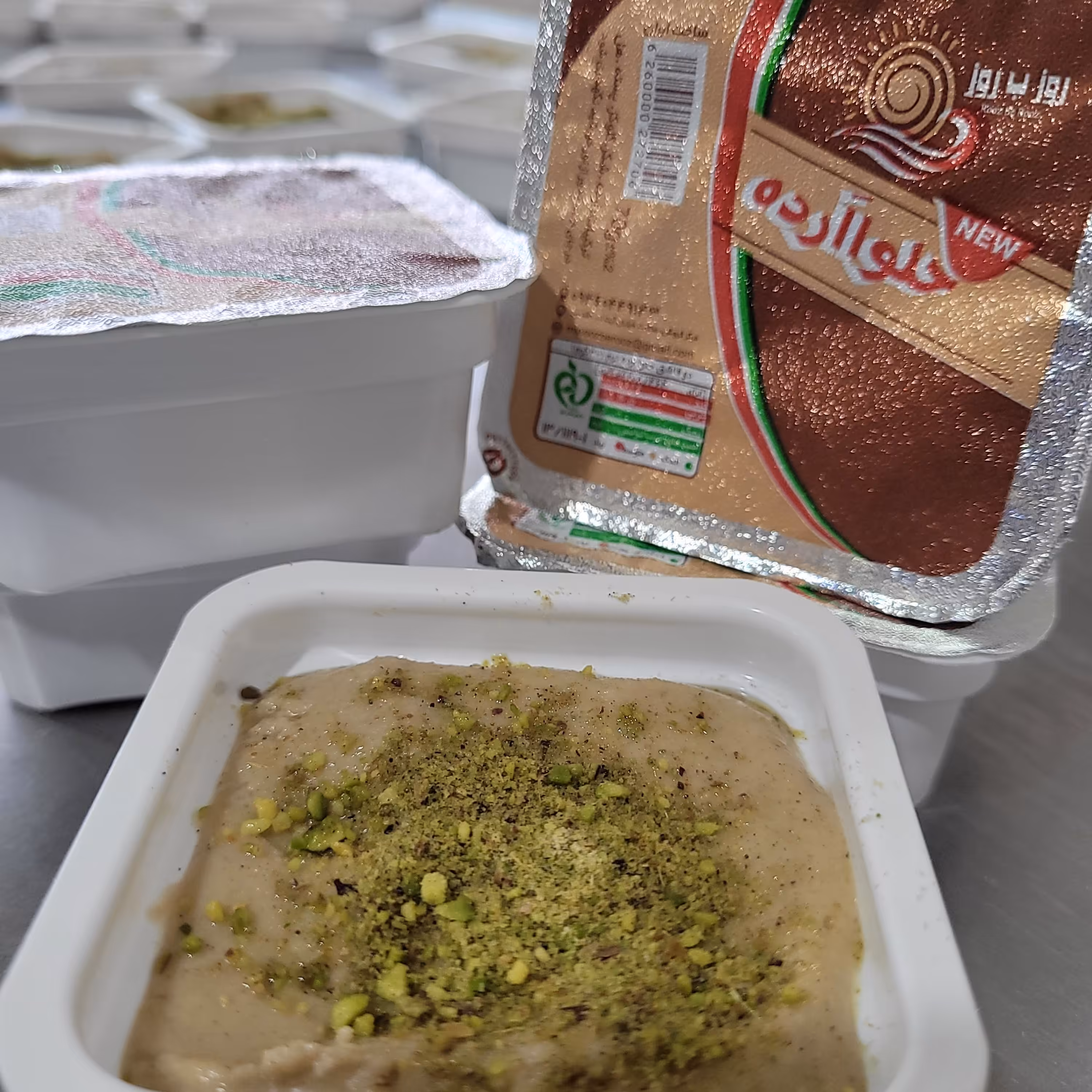 حلوا ارده نرم  70 گرمی(ویژه) در ظروف 7در7