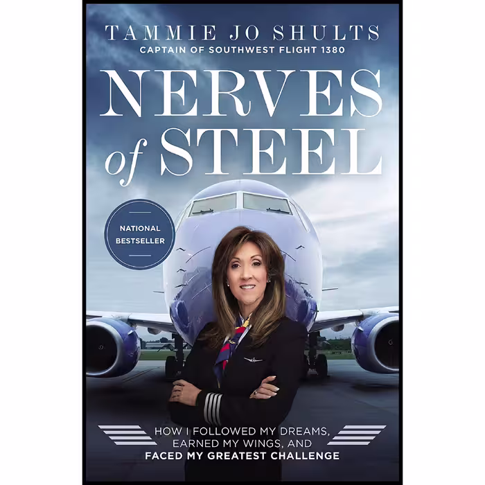 کتاب زبان اصلی Nerves of Steel اثر Captain Tammie Jo Shults
