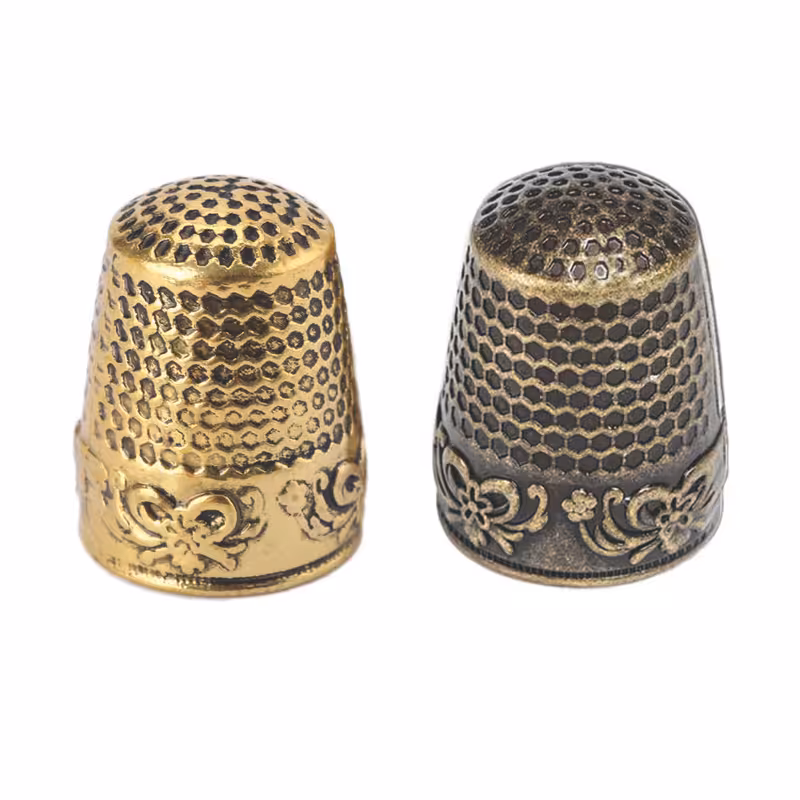انگشتانه طرح گلدار  ضخیم کد BREGOL مجموعه 2 عددی
